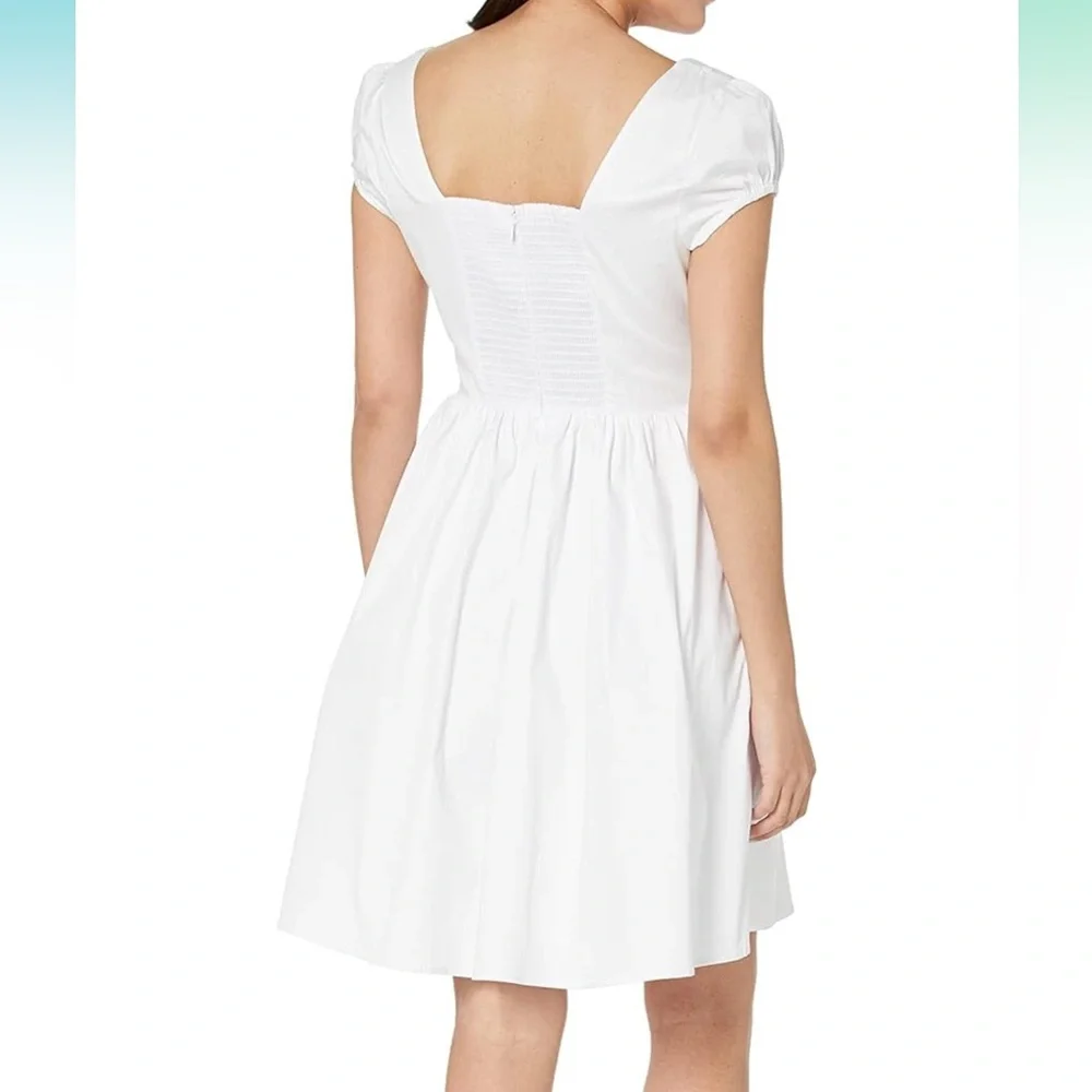 Guess Karida Cap-Sleeve Flared Dress - Picture 7 of 15